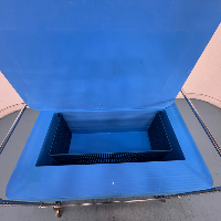 Foam Dry Ice Storage Chest w/ Wire Transport Cart image 2